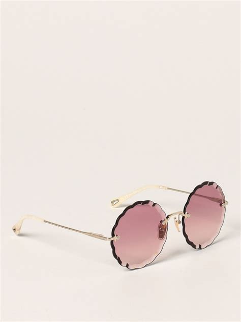 occhiali da sole chloe rosie|Occhiali Chloé in metallo Rosa .